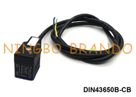 DIN43650B IP67 LED'li Su Geçirmez Kalıplı Kablo Solenoid Bobin Konnektörü