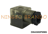 DIN43650A Güç tasarrufu solenoid valf bobin bağlantısı 220VAC 2P+E IP65