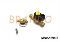 Pirinç Doğal Renk Gaz Solenoid Vana G3 / 4 &amp;#39;&amp;#39; SAE MSV-1090/6 Diyafram Yapısı