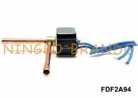 FDF2A94 Soğutma Solenoid Valfı SANHUA Tipi Normalde Kapalı 2 Yollu Dik Açı AC220V