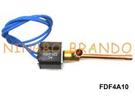 FDF4A10 Nem Soğutma Solenoid Vana 1/4 &amp;#39;&amp;#39; 6.35mm OD AC220V Normalde Kapalı