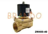 G1-1 / 2 Inç Pirinç Su Yağ Vanası AC220V / DC24 Normal Kapalı Solenoid Vana 2W400-40