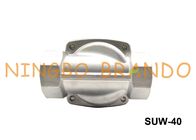 NBR VITON Conta Paslanmaz Çelik NC 1 1/2 &quot;SUW-40 2S400-40 Uni-D Tipi Solenoid Diyaframlı Vana 24V DC