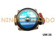 2W350-35 UW-35 1 1/4 &quot;UNI-D Tipi Pirinç Gövde NBR Diyafram Normalde Kapalı Solenoid Valf AC110V