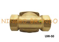 2 &quot;2W500-50 UW-50 Uni-D Tipi NBR Diyafram Pirinç Elektrikli Solenoid Vana Normalde Kapalı AC110V DC24V
