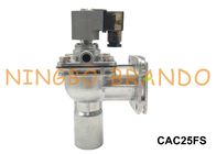1.5 Inç Flanşlı Bağlantı Noktası CAC25FS Toz Toplayıcı Diyafram Darbe Vanası 24 V DC 220 V AC