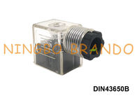 DIN 43650 Tip B DIN43650B MPM Solenoid Bobin Konektörü AC / DC