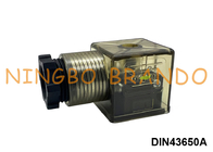 LED DIN 43650 Tip A ile DIN43650A Solenoid Valf Bobin Konnektörü