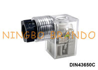 LED DIN 43650 Form C ile DIN43650C Solenoid Valf Bobin Konnektörü