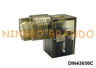 DIN 43650 Form C Solenoid Valf Bobin Soket Konnektör DIN 43650C