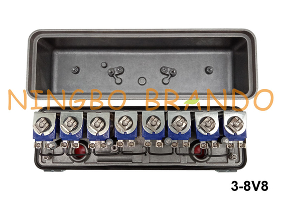 3-8V8 Goyen Tipi Solenoid Pilot Vana Muhafazası 12VDC 24VDC 110VAC 220VAC
