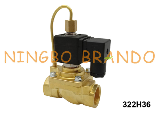 322H36 Parker Tipi Solenoid Valf Normalde Açık Yüksek Basınç 24VDC 220VAC