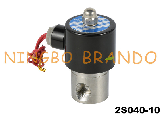 2S040-10 3/8'' 2/2 Yollu NC Paslanmaz Çelik Solenoid Valf 220VAC