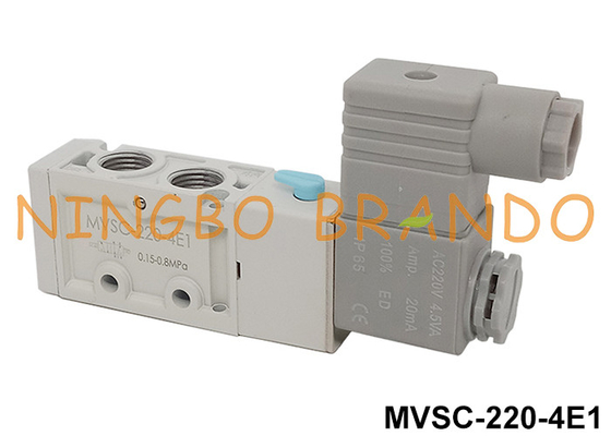 MVSC-220-4E1 5/2 Yolu Pnömatik Solenoid Valf 12V 24V 110V 220V