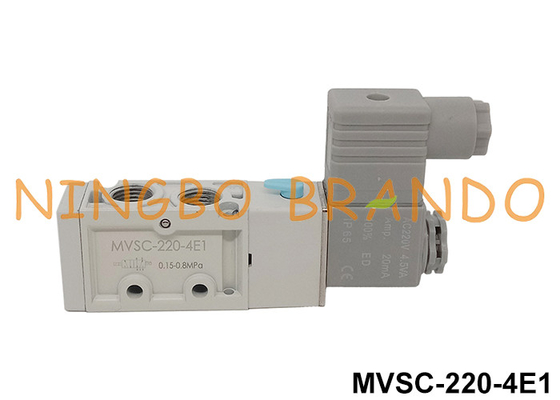 MVSC-220-4E1 5/2 Yolu Pnömatik Solenoid Valf 12V 24V 110V 220V