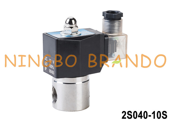 2S040-10 3/8'' Su Hava Yağ Paslanmaz Çelik Solenoid Valf 12V 24V 110V 220V