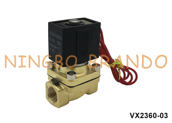 VX2360-03 3/8'' SMC Tipi Bakır Solenoid Valf Su Hava 220V 110V 24V