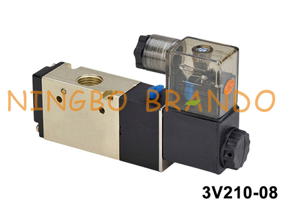 3V210-08 1/4'' Pnömatik Solenoid Valf 3V210-08-NC 3V210-08-NO