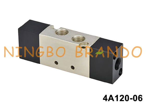 4A120-06 Pnömatik Yönlendirme Solenoid Valfi 5/2 Yol