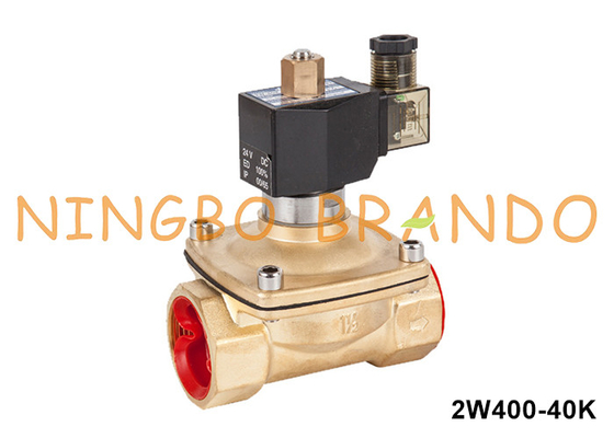 1.5''2 Yolu Normalde Açık Bakır Su Solenoid Valfi AC220V AC110V DC24V DC12V