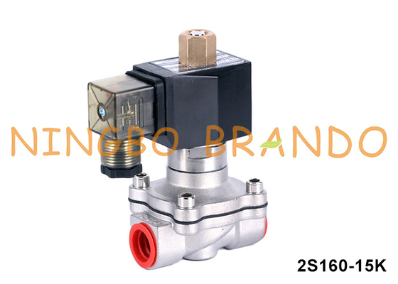 1/2'' 2 Way Normalde Açık Su Paslanmaz Çelik Solenoid Valf 220V 110V 24V 12V