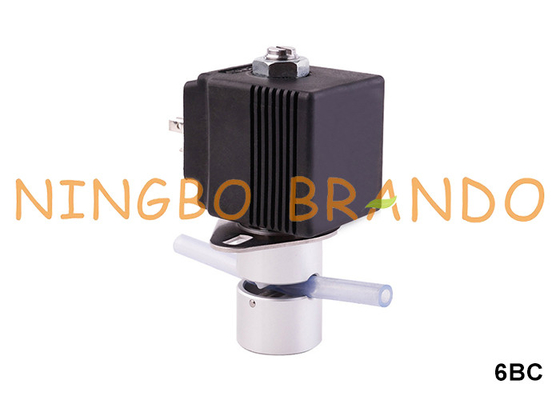 2 Yolu NC Normalde Kapalı Squeeze Tube Solenoid Pinch Valve 220V 110V 24V 12V
