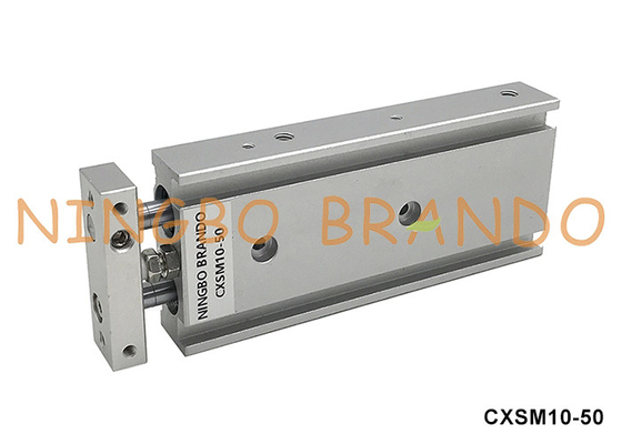 CXSM10-50 SMC Tipi Çift Çubuklu Pnömatik Hava Silindir 10mm Bor 50mm Vuruş