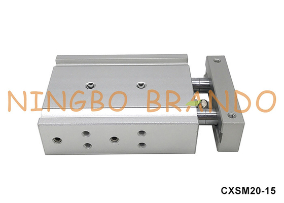 CXSM20-15 SMC Tipi Çift Çubuklu Pnömatik Hava Silinderi 20mm Bor 15mm Vuruş