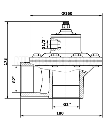 BFEC MF-Z-50S 2'' Fil Air Control Pulse Jet Valve For Dust Collector