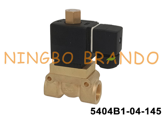 5404 2 yollu Yüksek Basınç Normal Açık Bakır Solenoid Valf 50 bar 24V 220V