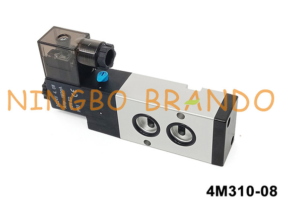 Airtac Tip 4M310-08 Namur Pilot Solenoid Valf 5/2 Yol 24V 220V