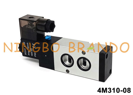 Airtac Tip 4M310-08 Namur Pilot Solenoid Valf 5/2 Yol 24V 220V