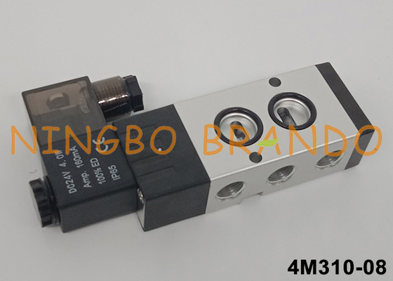 Airtac Tip 4M310-08 Namur Pilot Solenoid Valf 5/2 Yol 24V 220V