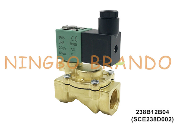 SCE238D002 1/2' ASCO Tipi Bakır Elektrik Solenoid Valfı 220VAC 110VAC 24VDC