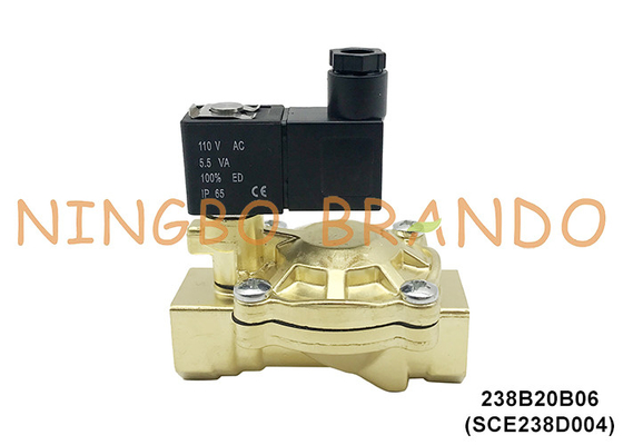 SCE238D004 3/4' ASCO Tipi Elektrik Bakır Solenoid Valf Su için 24V 110V 220V