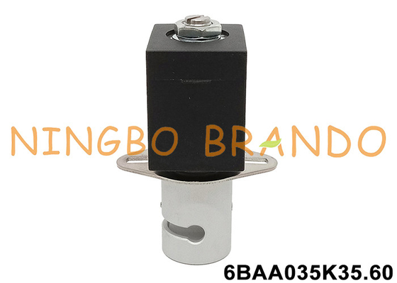 Kahve makinesi için 2 yönlü normal olarak açık solenoid sıkma valfi 12V 24V 110V 220V