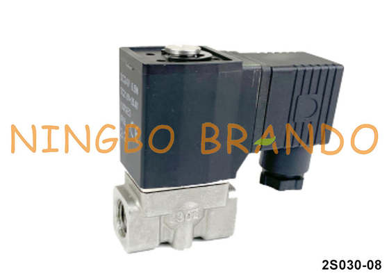 2S030-08 Airtac Tipi Paslanmaz Çelik Solenoid Valf 24V 110V 220V 1/4'