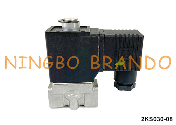 2KS030-08 Airtac Tipi Normal Açık Paslanmaz Çelik Solenoid Valf 24V 110V 220V