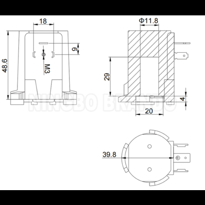 Norgren Tip D-32545 Darbe Valfi Bobin Grubu 24V 110V 220V 18W