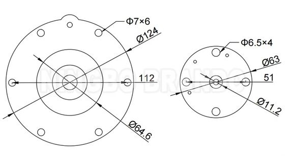 K4502 K4503 Diyafram Kiti 1.5'' Goyen CA45T CA45DD Darbe Jet Valfi İçin