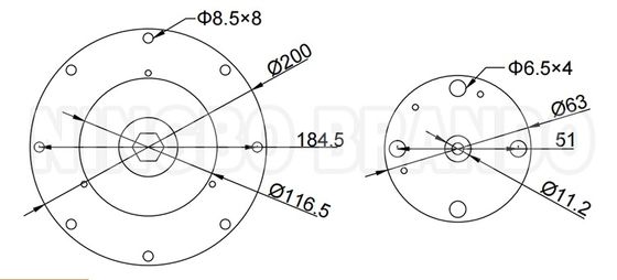 K10200 K10201 Diyafram Kiti Goyen 4'' CA102MM RCA102MM Darbe Valfi İçin
