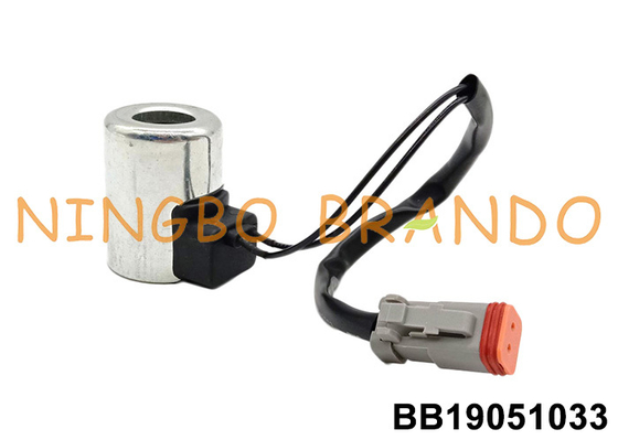 12V 24V Pilot Güvenlik Kilidi Valf Bobini XE60/75/80/135/150/200/215/230 Ekskavatör için
