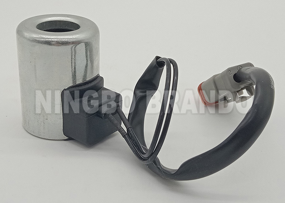 12V 24V Pilot Güvenlik Kilidi Valf Bobini XE60/75/80/135/150/200/215/230 Ekskavatör için