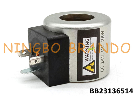 24VDC 26W Hidrolik Solenoid Valf Bobini Foton Lovol FR60 Ekskavatör için