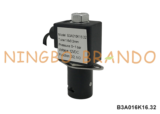 Normalde Açık Solenoid Sıkıştırmalı Vana 3,2mm Tüp Sıkma 12V 24V 110V 220V