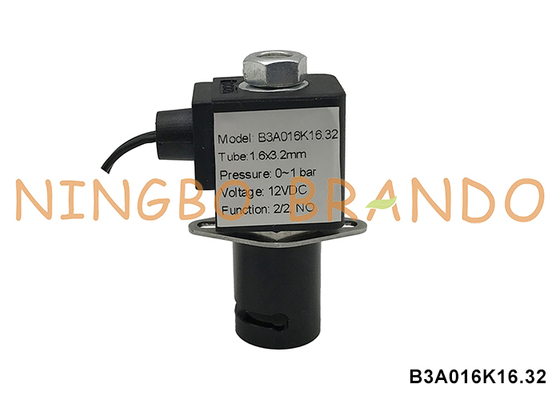 Normalde Açık Solenoid Sıkıştırmalı Vana 3,2mm Tüp Sıkma 12V 24V 110V 220V