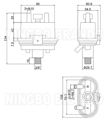BouMatic Tipi HiFlo Evolution 8583219 Süt Makinesi İçin Pülsatör 24VDC