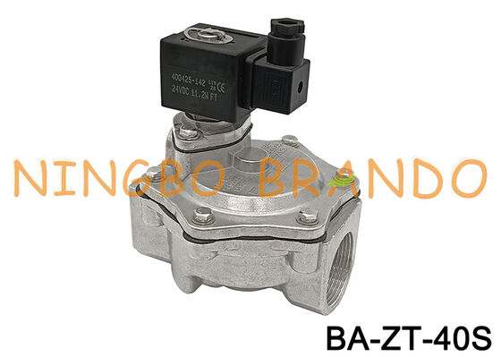 Toz toplayıcısı için 1-1/2'lik düz solenoid patlama jet valfi 24V 110V 220V