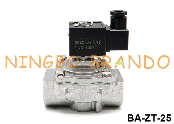 Toz Toplama Makinesi İçin 1'' Düz Geçişli Darbeli Jet Valf 24V 110V 220V