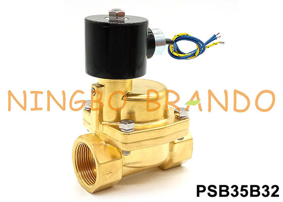1 1/4'' Yüksek Basınçlı Pirinç Buhar Solenoid Valf 12V 24V 110V 220V
